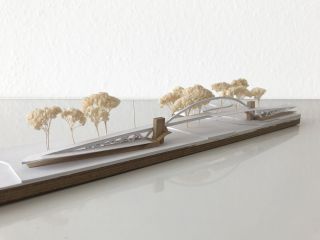 Fußwegbrücke Lindemannstraße - Projekt Galerie