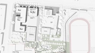 Realisierungswettbewerb Gesamtschule Münster-Ost, Lageplan