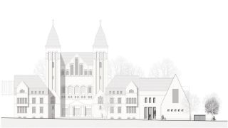 Realisierungswettbewerb polnische Mission Dortmund, Ansicht Nord