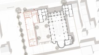 Realisierungswettbewerb polnische Mission Dortmund, Erdgeschoss
