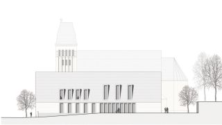 Realisierungswettbewerb polnische Mission Dortmund, Ansicht West